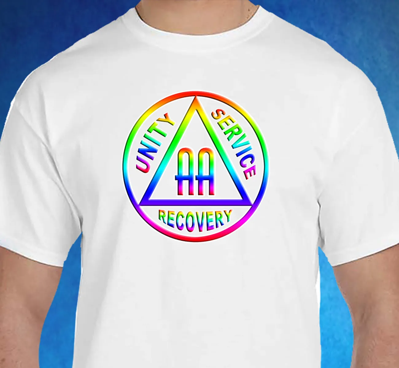 AA Rainbow Double Symbol dtf Tee