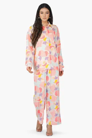 Abstract Neon Printed Co-ord Set