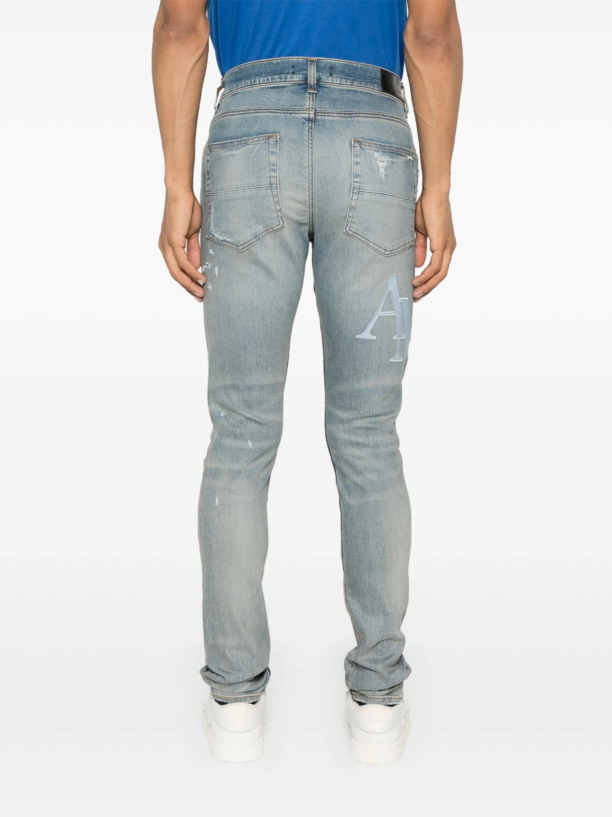 AMIRI - Men Staggered Logo Jean