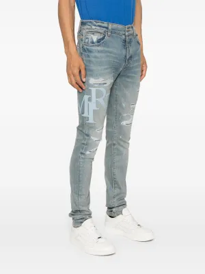 AMIRI - Men Staggered Logo Jean