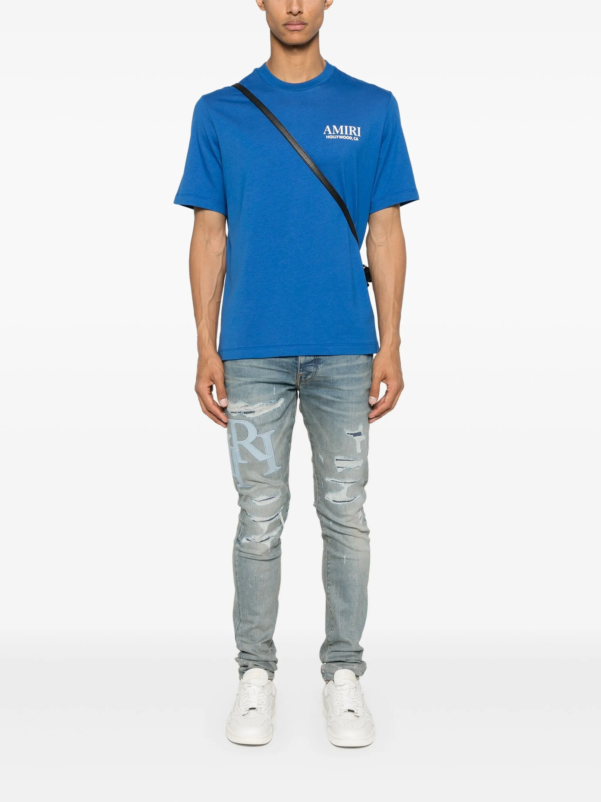 AMIRI - Men Staggered Logo Jean