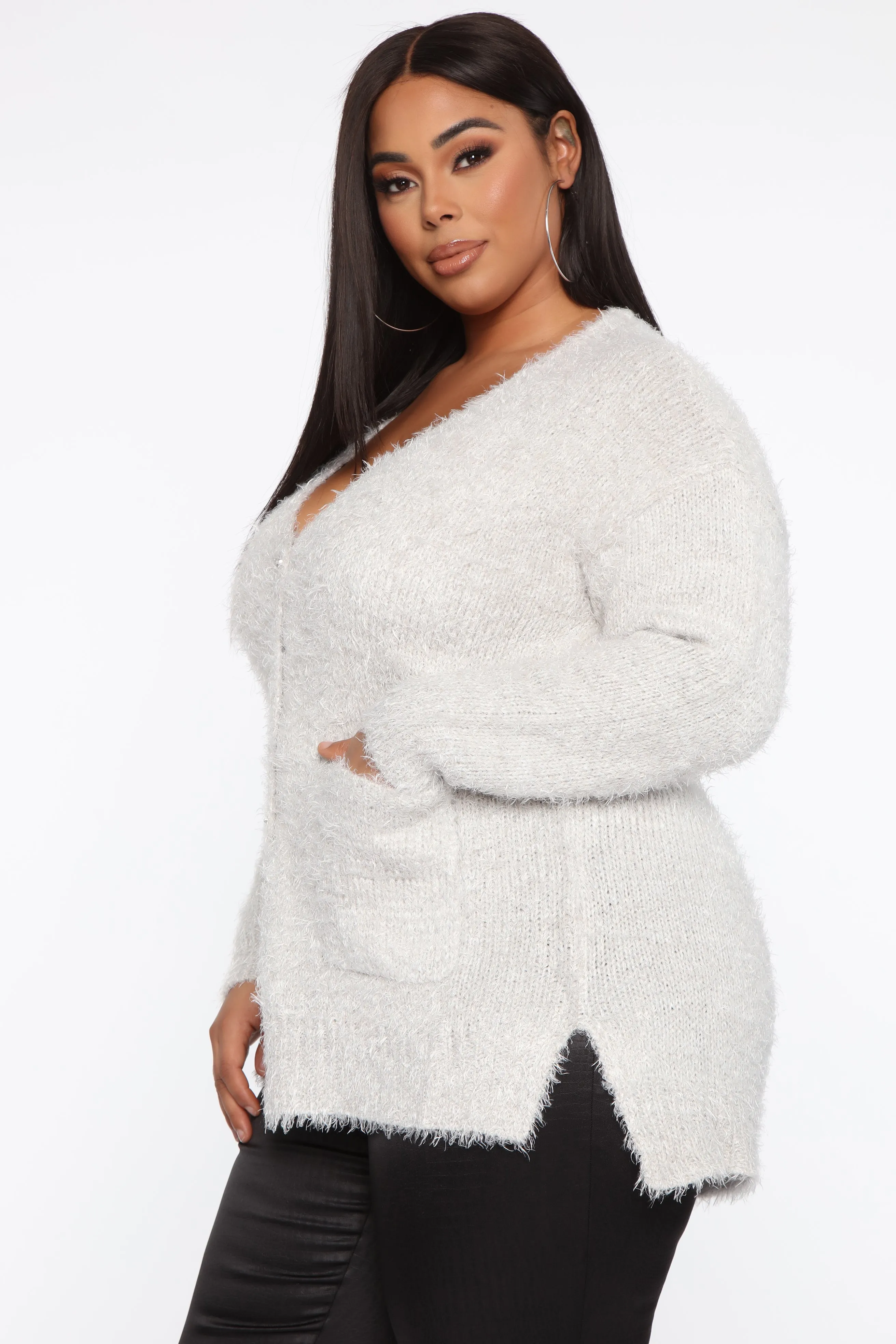 Aria Cardigan - Heather Grey