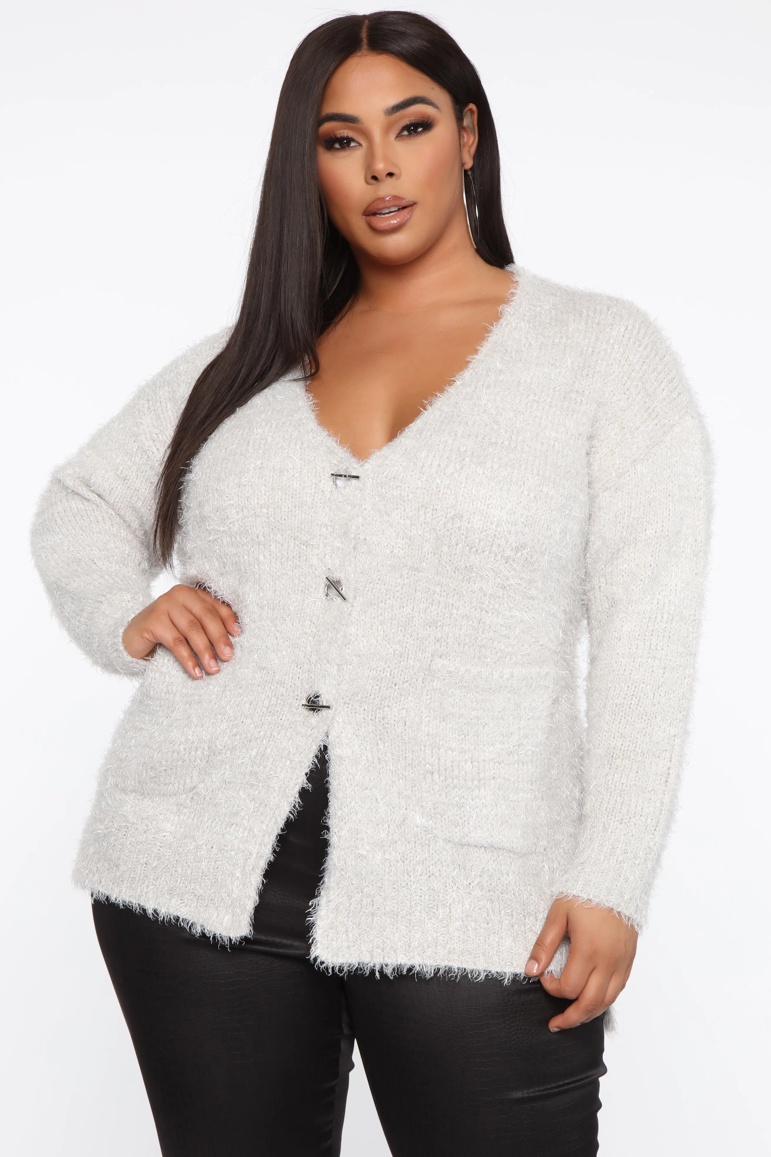 Aria Cardigan - Heather Grey