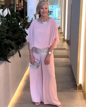 Big Sale 50%Sequined Colorblock Elegant Two-piece Set