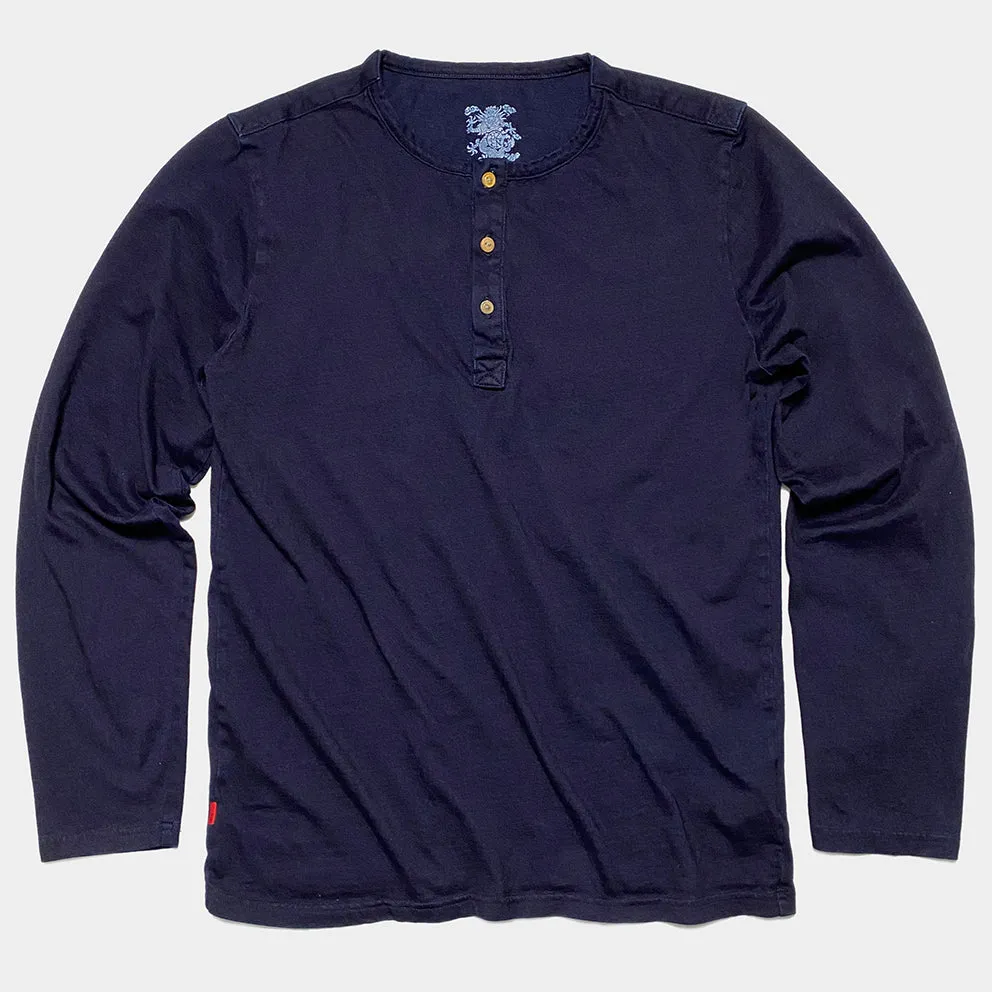 BZEN M.3231 CLARK REGULAR FIT 3 BUTTON INDIGO JERSEY-180GSM-E0 INDIGO