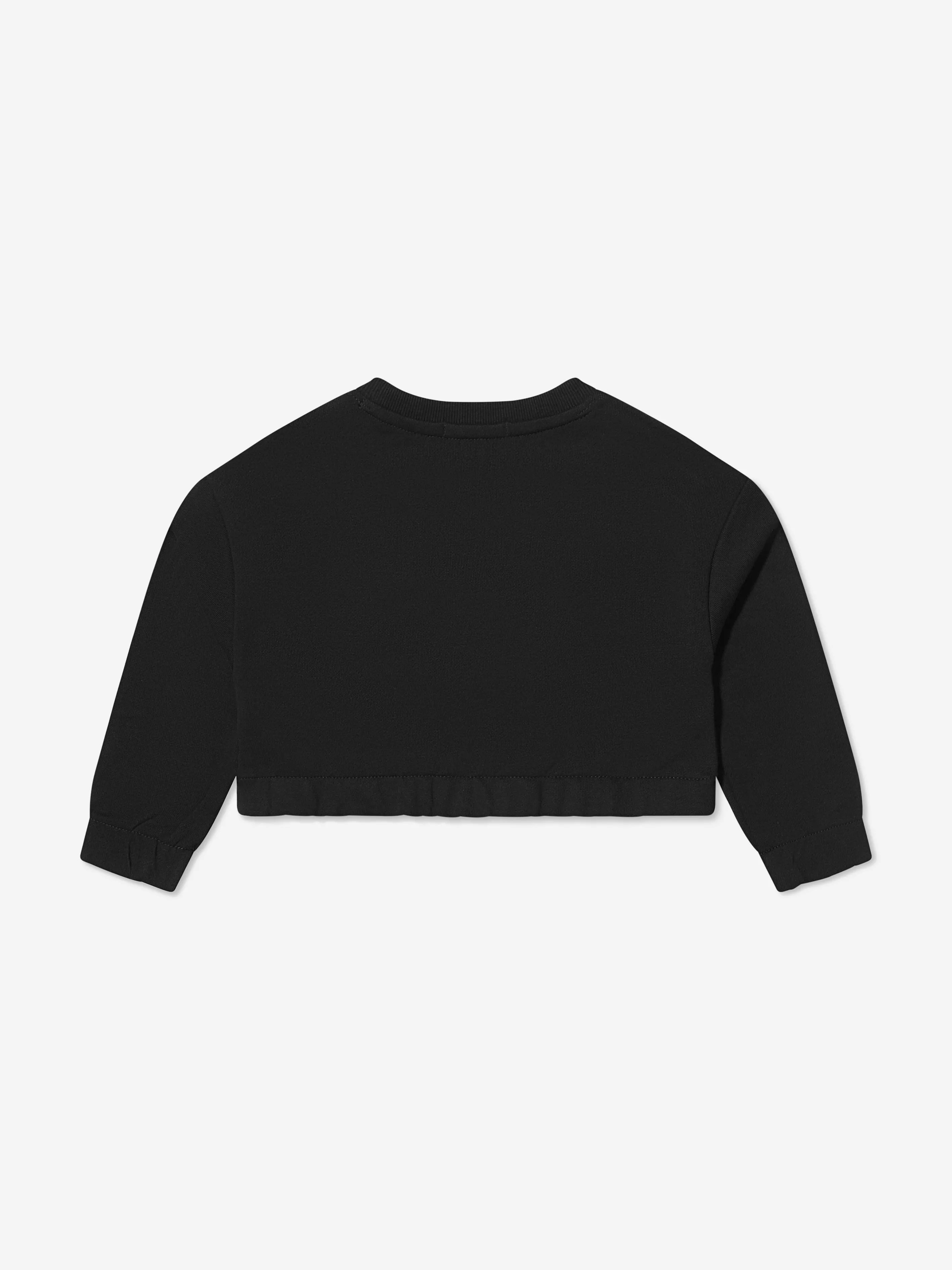 Calvin Klein Girls Organic Cotton Box Logo Sweatshirt