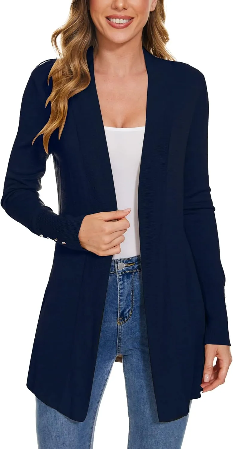 Cardigan for Women Long Sleeve Cardigan Sweaters for Spring Fall