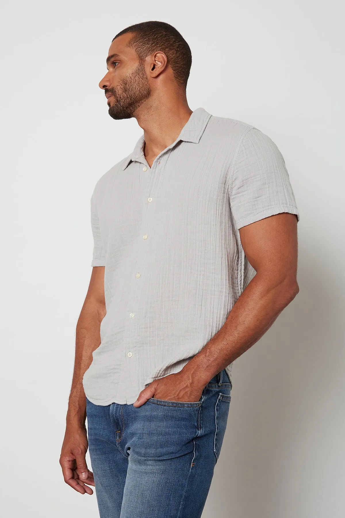 CHRISTIAN BUTTON-UP SHIRT
