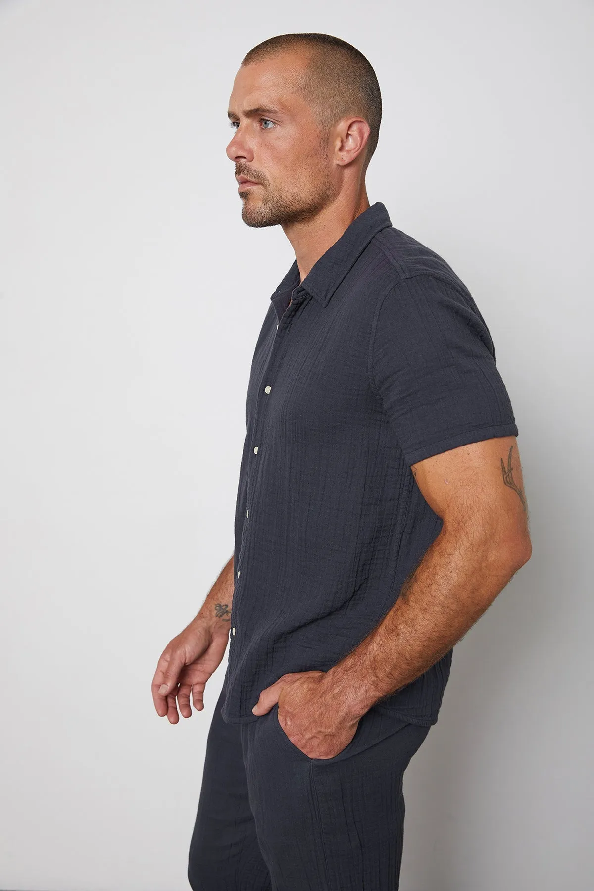 CHRISTIAN BUTTON-UP SHIRT
