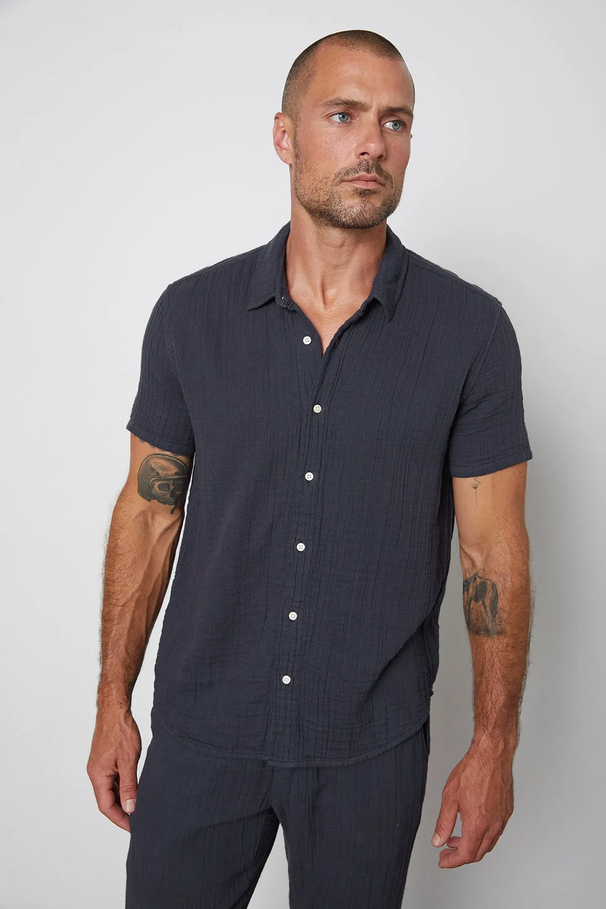 CHRISTIAN BUTTON-UP SHIRT