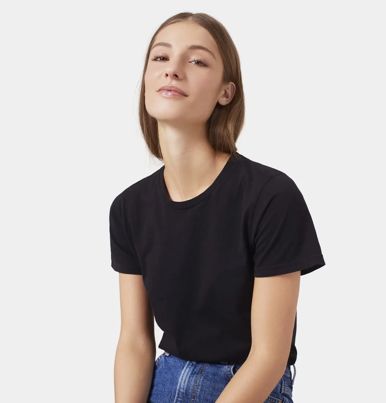 Colorful Standard Women's Light Organic T-Shirt – Deep Black
