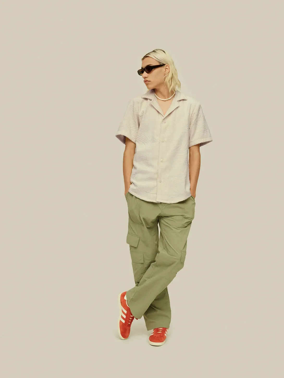 Cuba Terry Shirt - Cream Golconda