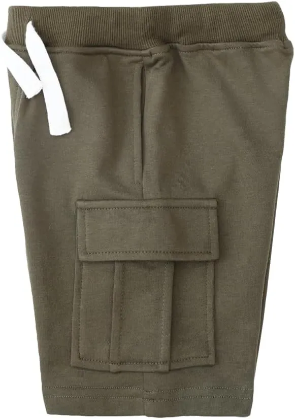 DINGDONG'S CLOSET Tollder Kid Boys' Drawstring Cargo Shorts