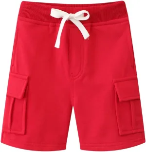 DINGDONG'S CLOSET Tollder Kid Boys' Drawstring Cargo Shorts