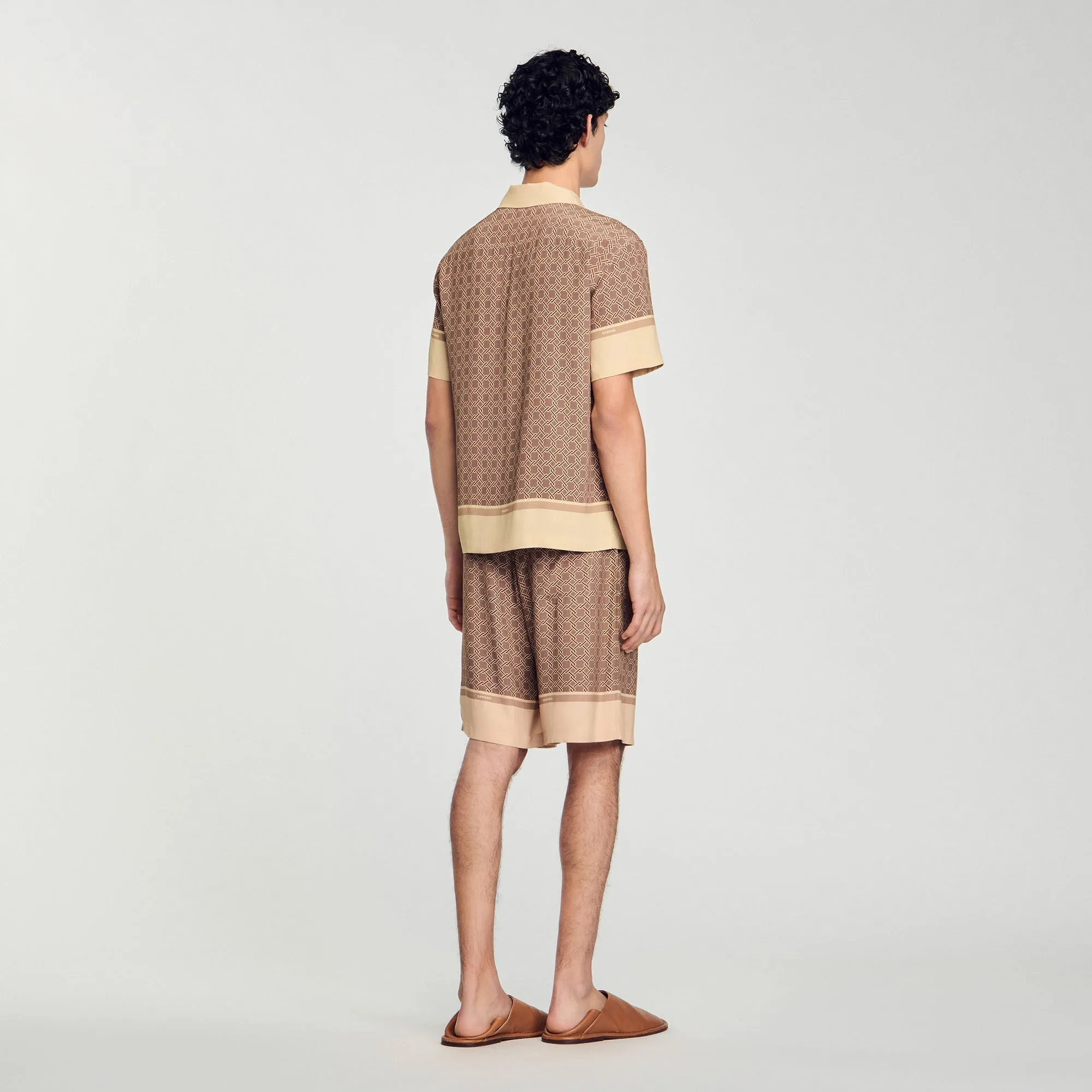 Fence Mc Short-Sleeved Patterned Shirt Hazel