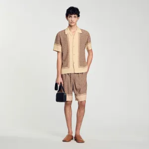 Fence Mc Short-Sleeved Patterned Shirt Hazel