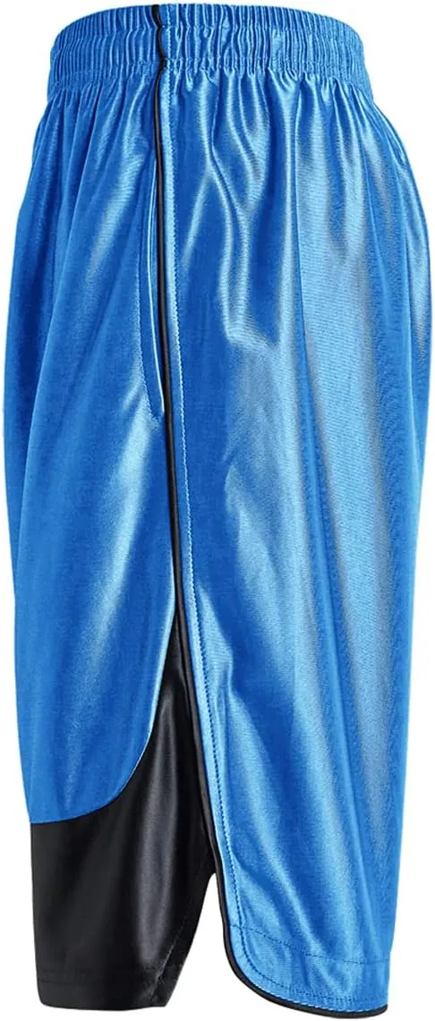 Gary Com 4 Pack Men's Basketball Shorts Gym Workout Athletic Quick Dry Shorts with Deep Pockets and Elastic Waistband