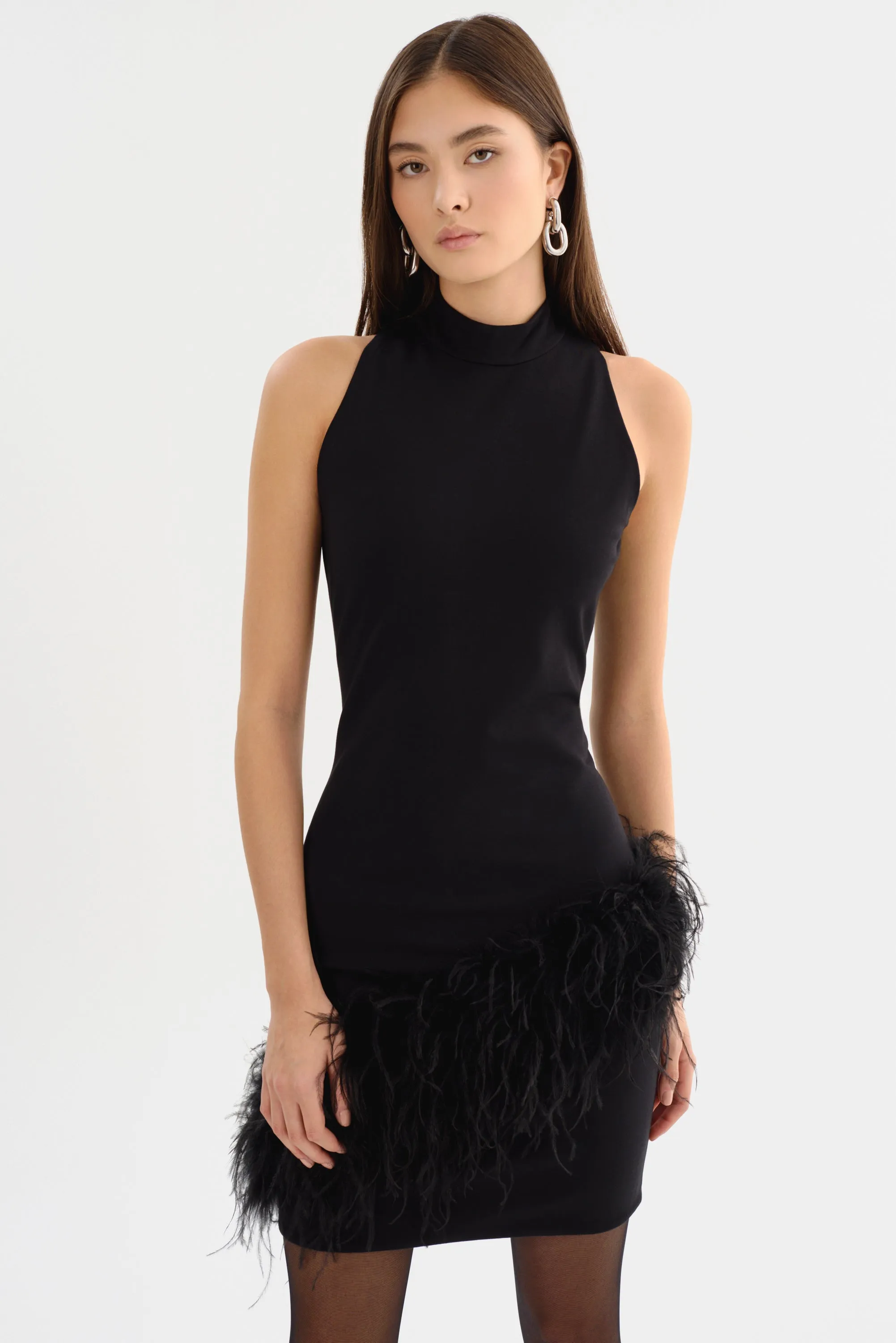 GEORGINA | Mock Neck Dress