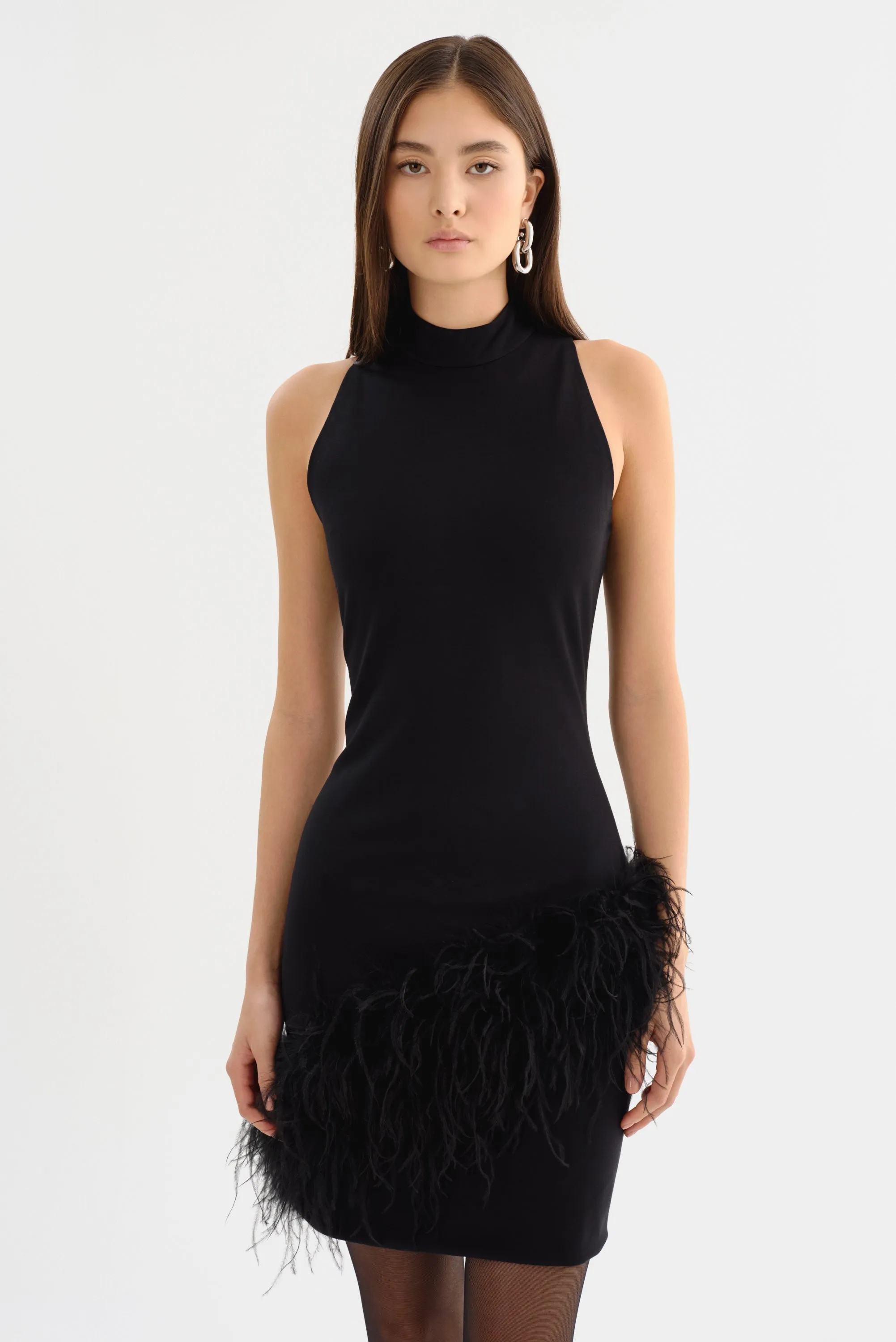 GEORGINA | Mock Neck Dress