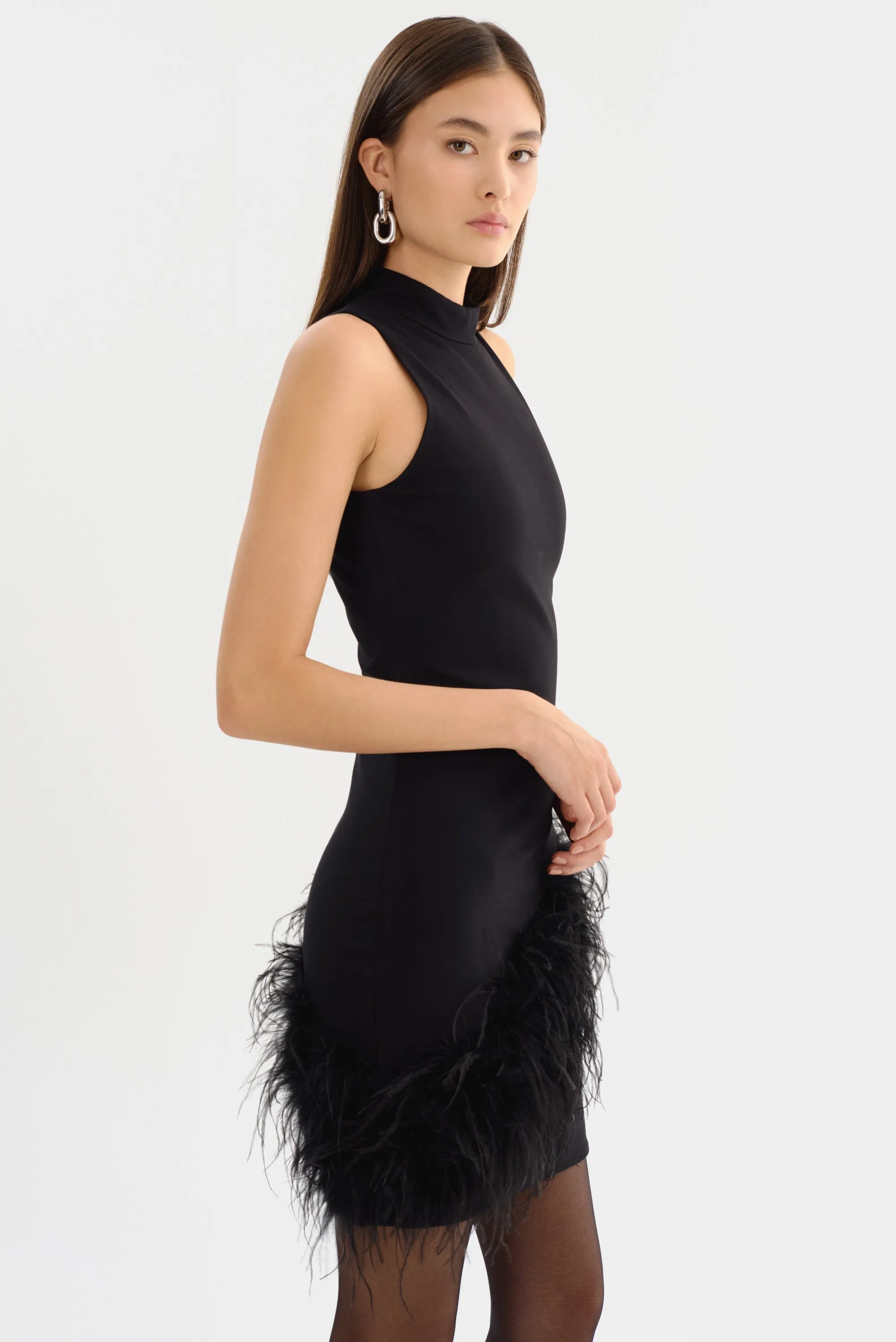GEORGINA | Mock Neck Dress
