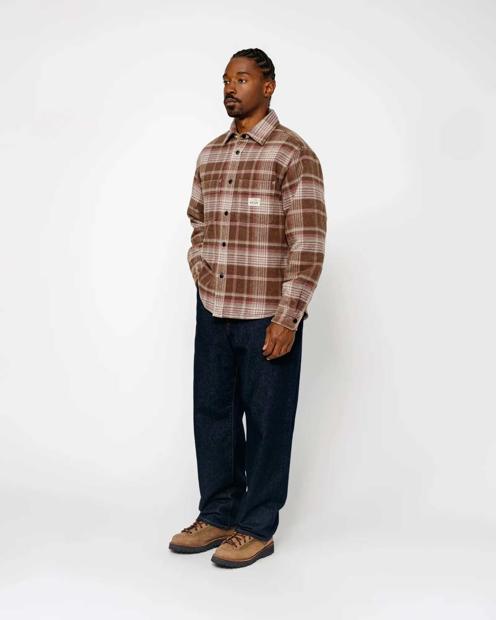 Heavy Washed Plaid Shirt