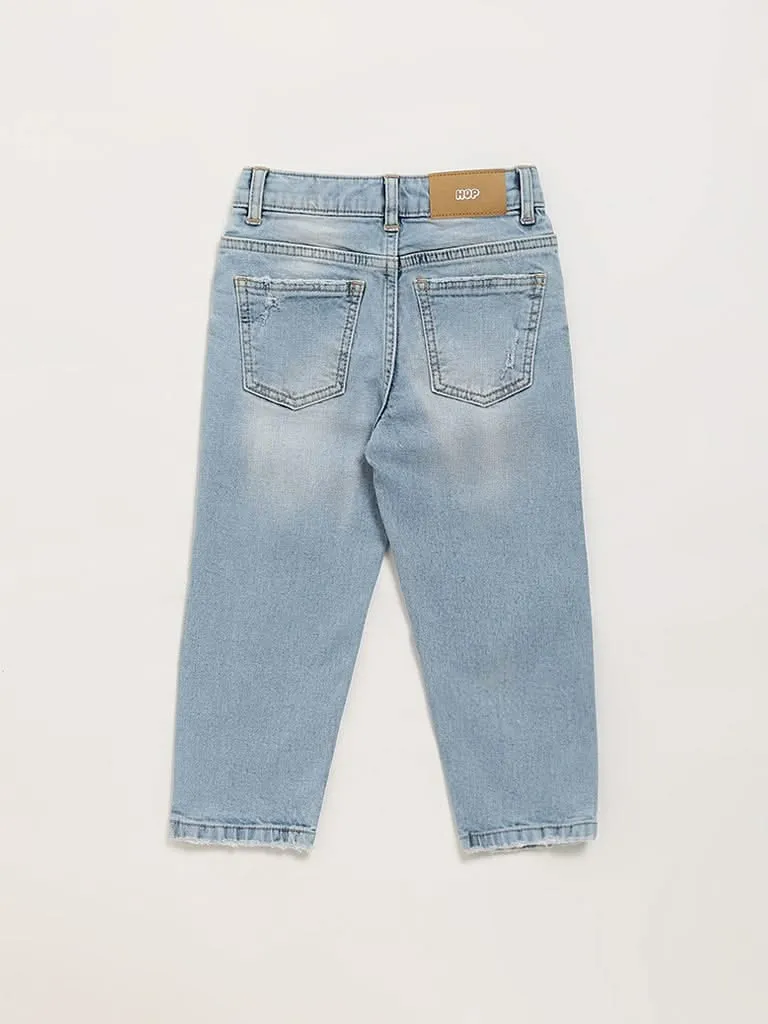 HOP Kids Plain Blue Jeans