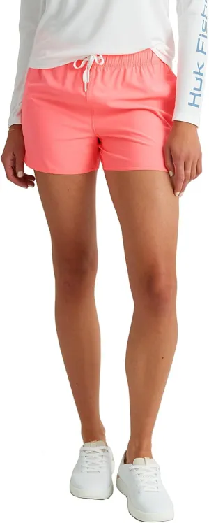 HUK Women's Pursuit Volley, Quick-Dry Fishing Shorts