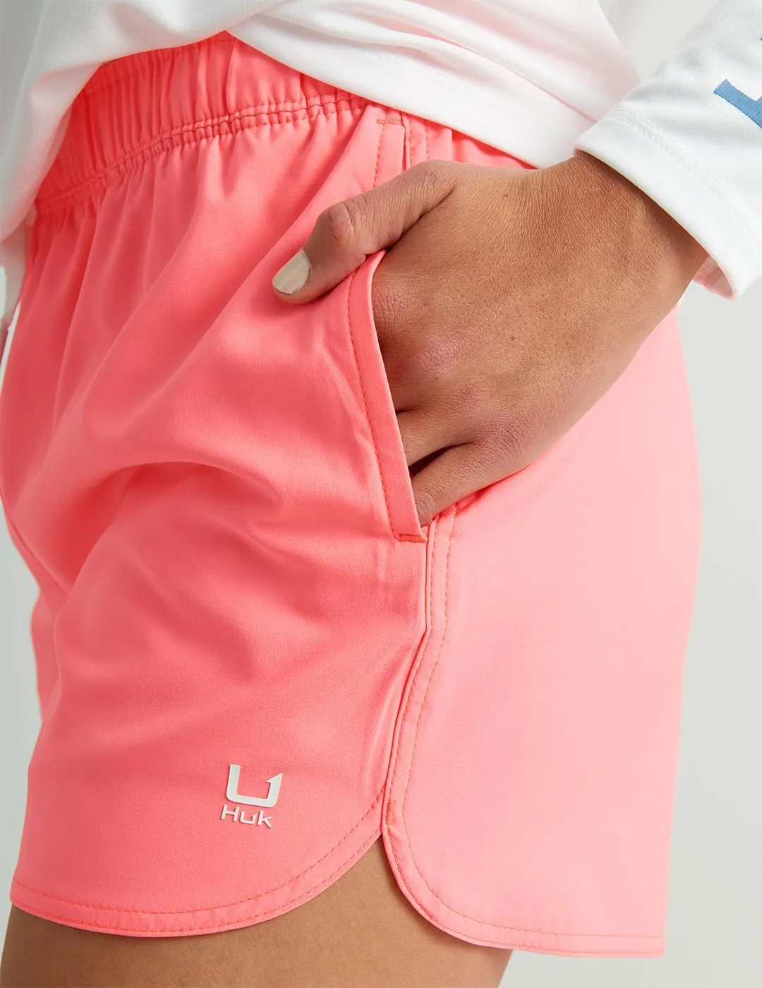 HUK Women's Pursuit Volley, Quick-Dry Fishing Shorts