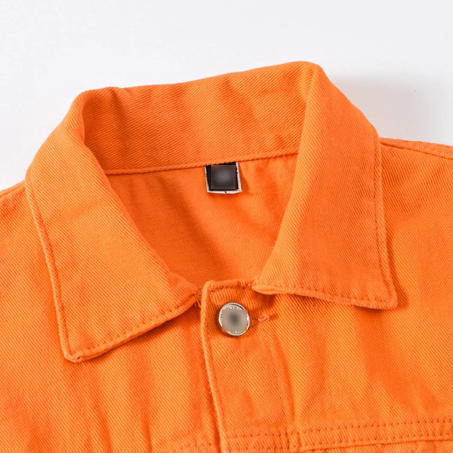 JEKE-DG Men's Casual Loose Fit Fashion Jean Jacket Button Down Trucker Denim Jacket Comfortable Classic Jacket Coat