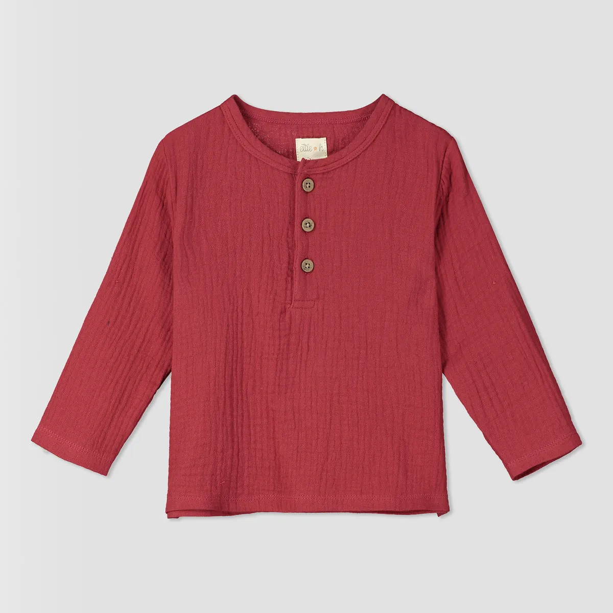 Jenken top in burgundy