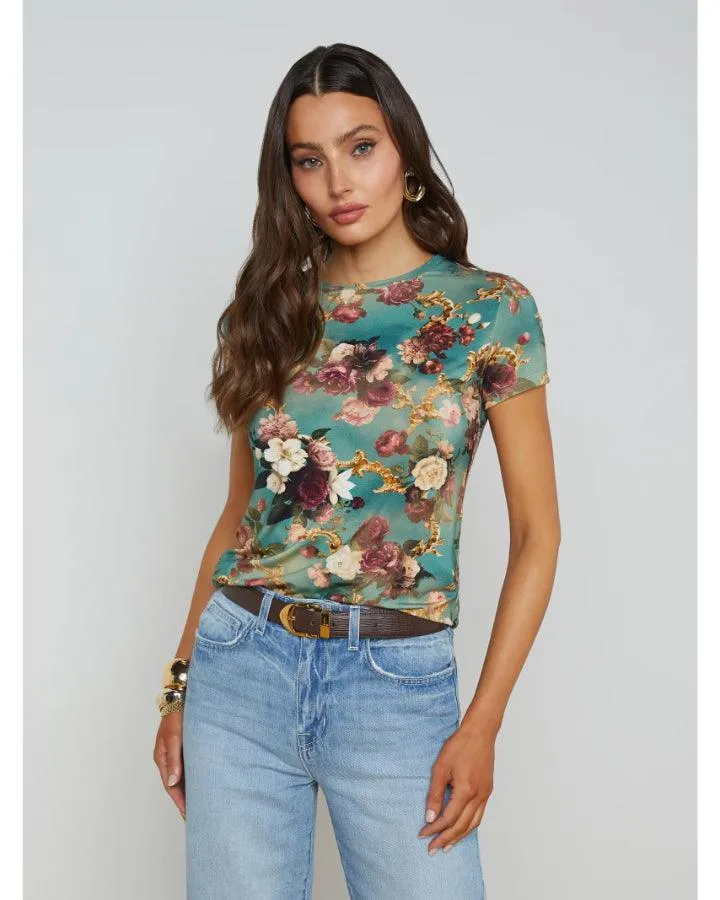 L'Agence Ressi Rococo Print Tee