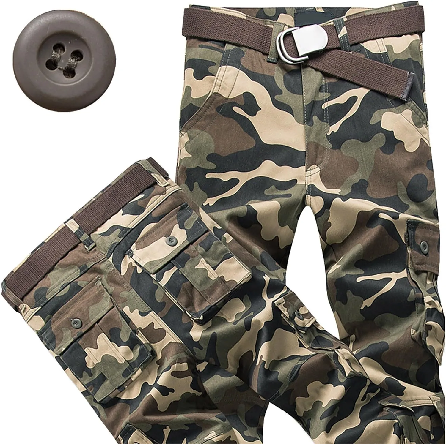 LCMTWX Baggy Jeans Men Men Elastic Drawstring Cotton Pants Waist Waist Mid Casual Solid Men's Casual Pants Jogger Pants Men