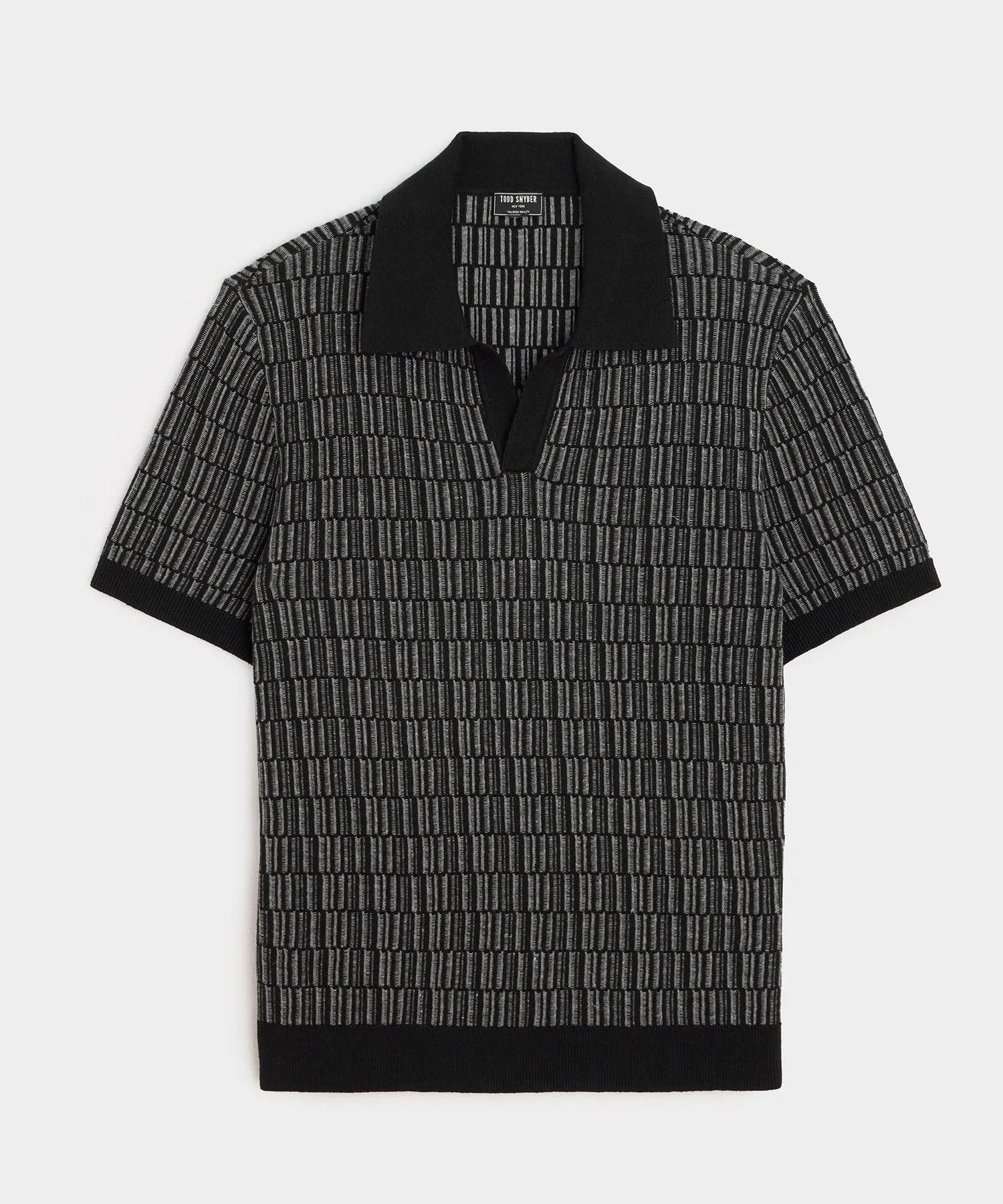 Linen Patterned Montauk Sweater Polo