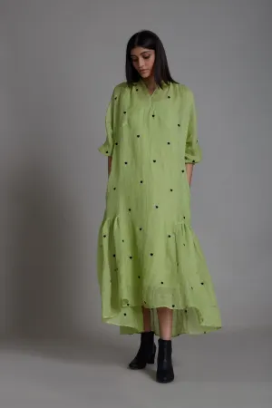 Mati Queen of Hearts Dress-Green