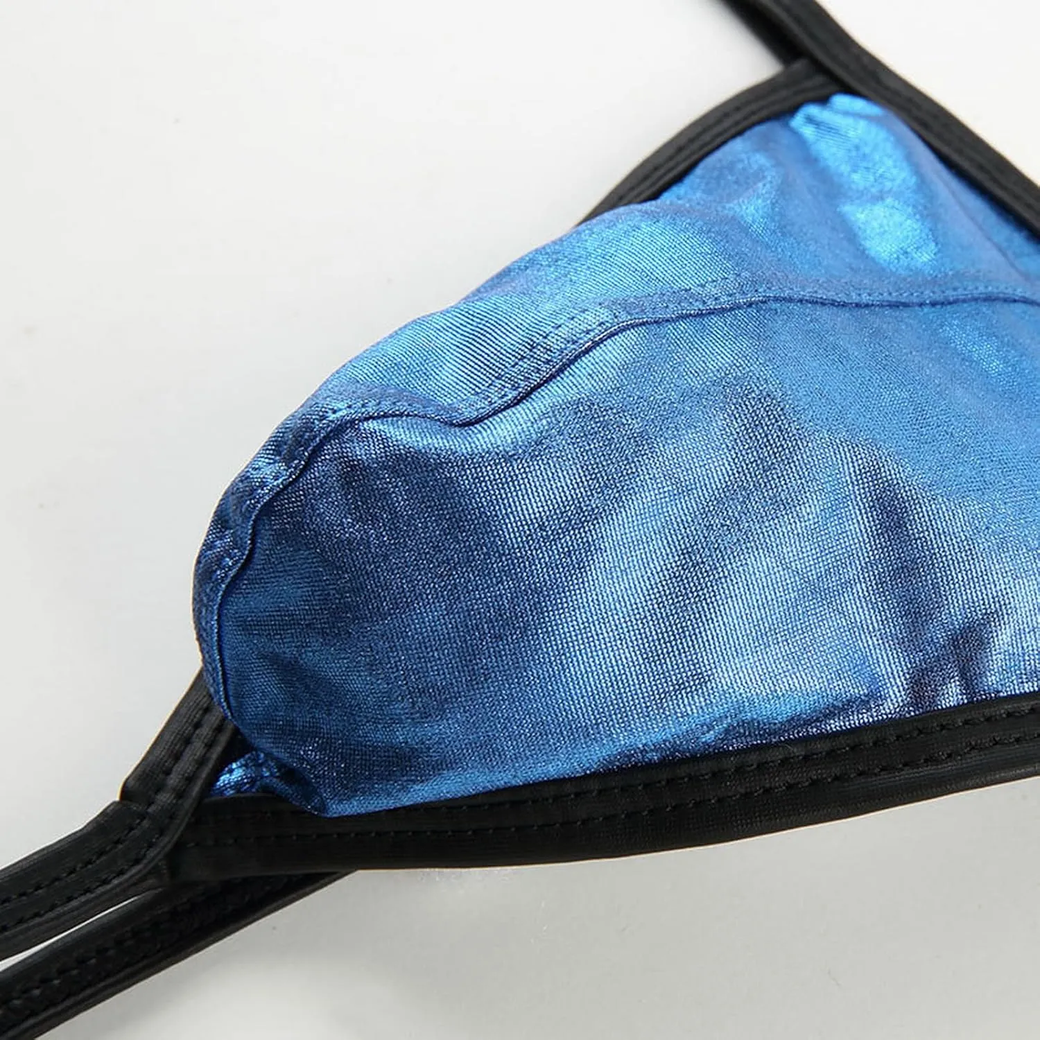 Men Sexy Thongs Faux Leather G-strings T-Back Underpants Mini Bikini Sissy Lingerie