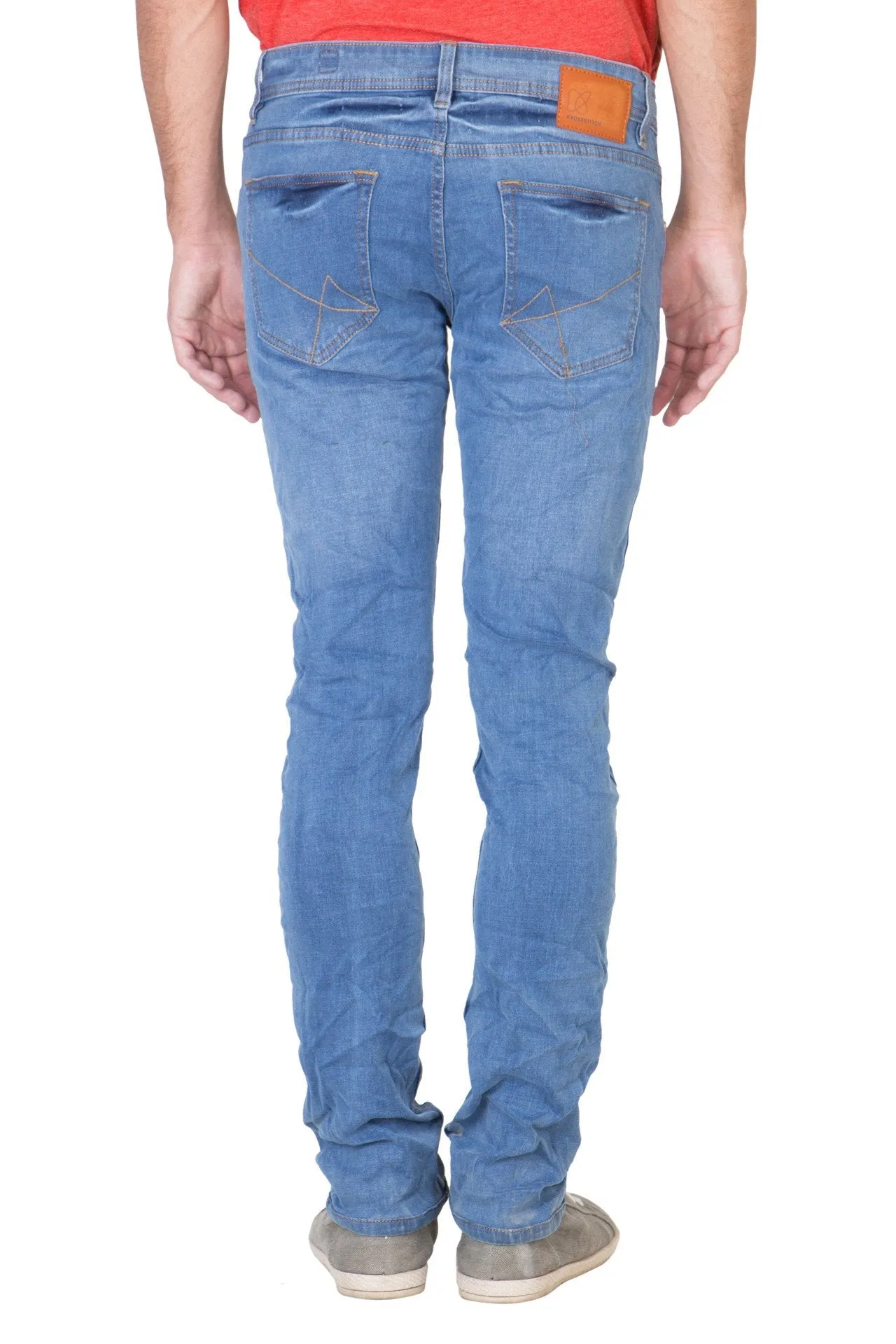 Men's Slim Fit Denim Light Blue Jeans