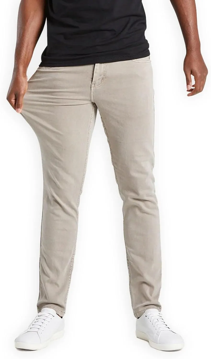 Mugsy Mens Jeans, Classic Fit, Stretch Denim Jeans for Men, Comfortable, 4-Way Stretch, Flexible Pants, Size Up If Needed