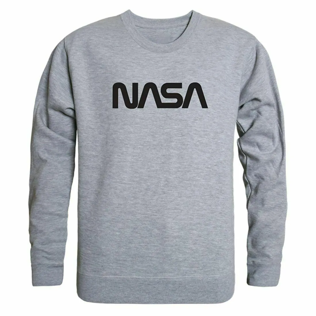 NASA Official Text Logo Crewneck Sweatshirts Sweaters Unisex