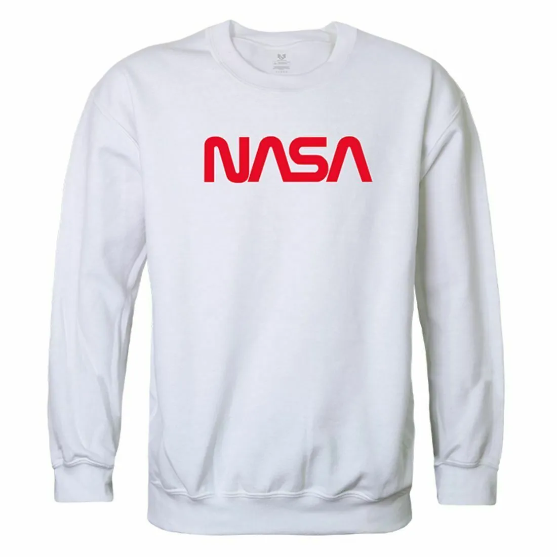 NASA Official Text Logo Crewneck Sweatshirts Sweaters Unisex