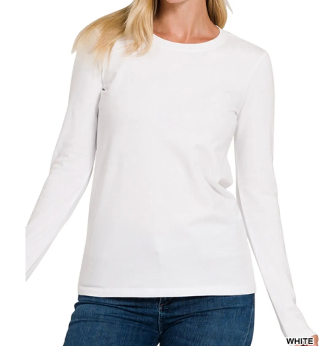 On Solid Ground Long Sleeve Tees