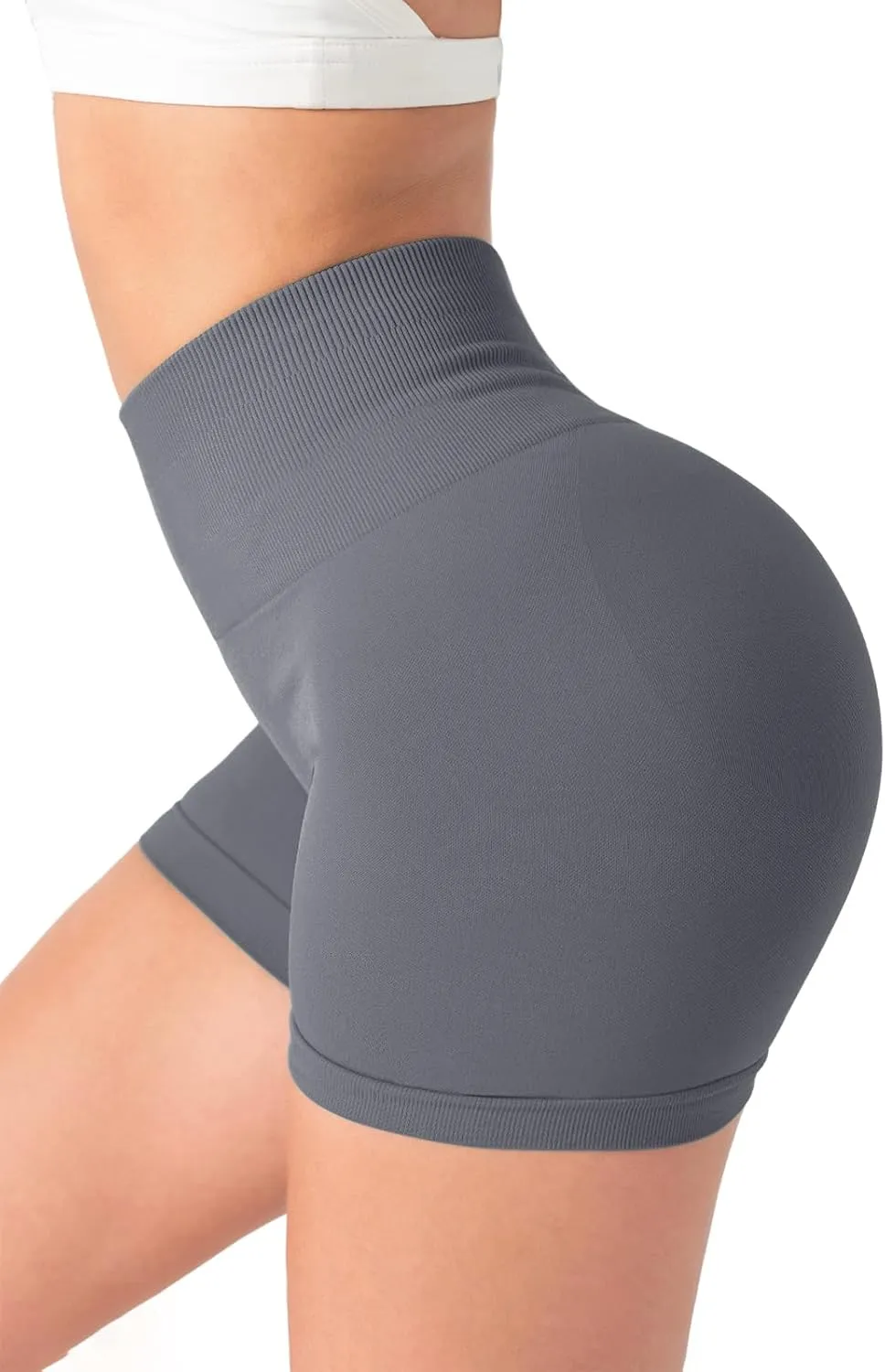 OUDOTA Gym Shorts Women Scrunch Butt Lifting Workout Yoga Shorts Seamless High Waist Biker Shorts for Women Tummy Control