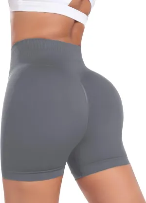 OUDOTA Gym Shorts Women Scrunch Butt Lifting Workout Yoga Shorts Seamless High Waist Biker Shorts for Women Tummy Control