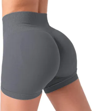 OUDOTA Gym Shorts Women Scrunch Butt Lifting Workout Yoga Shorts Seamless High Waist Biker Shorts for Women Tummy Control