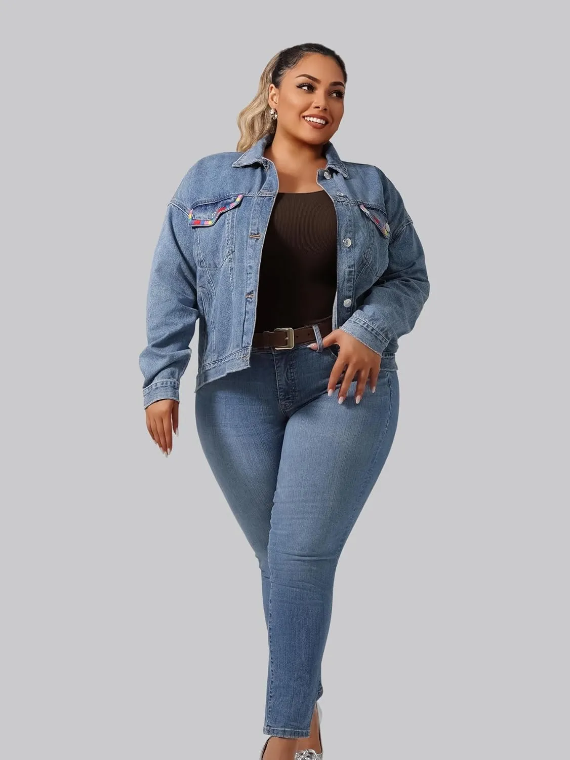 Plus Size Simple Shapewear Top-Sculpting, Tummy Control Vest with Built-in Bra for Fall & Winter-Comfortable Tank Tops