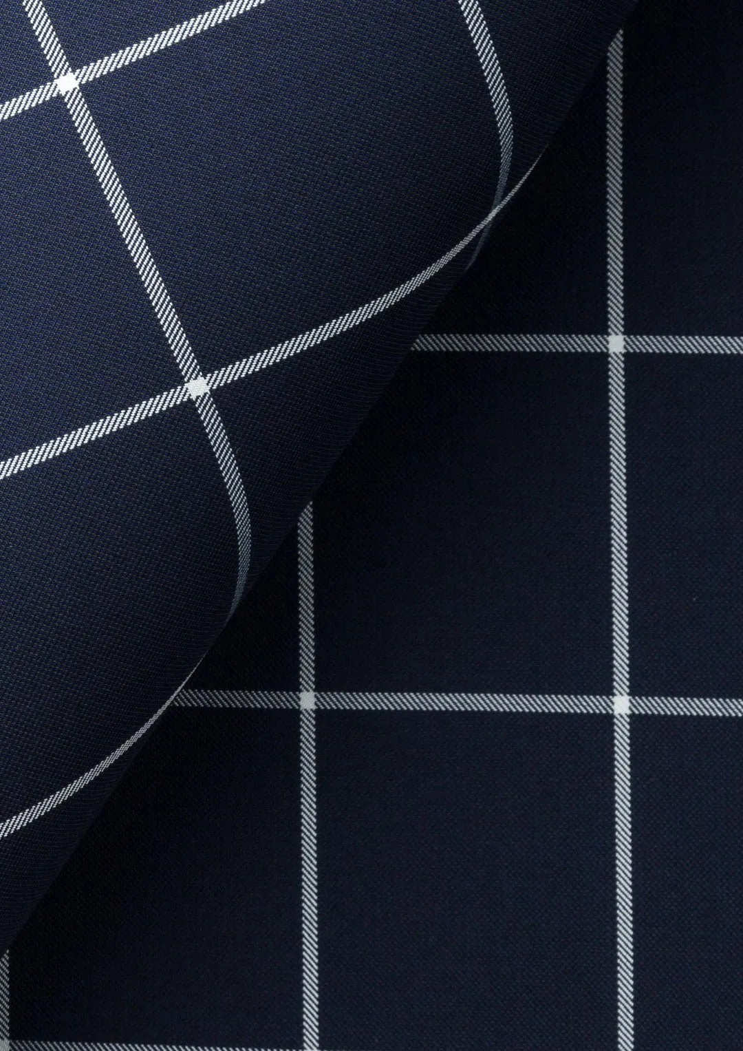 Regal Navy Windowpane Pants