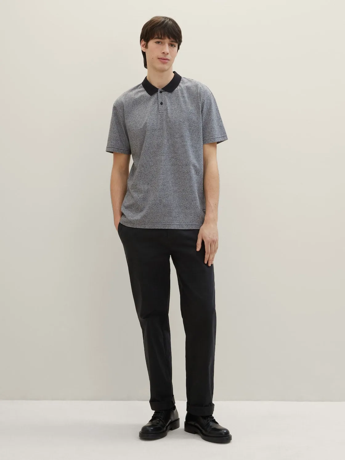 RELAXED STRIPED POLO
