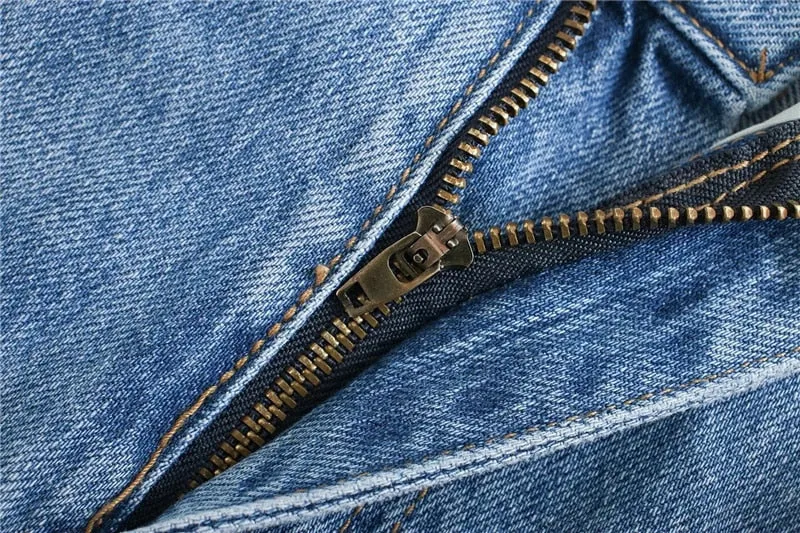 RIPPED WIDE LEG TROUSERS
