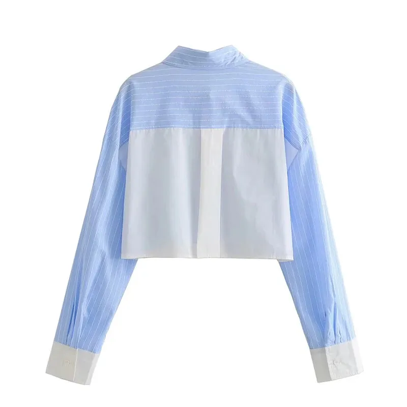 Striped Shirt and Casual Shorts Stylish and Comfortable