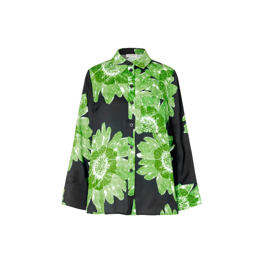 Summer Shirt in Holographic Flower