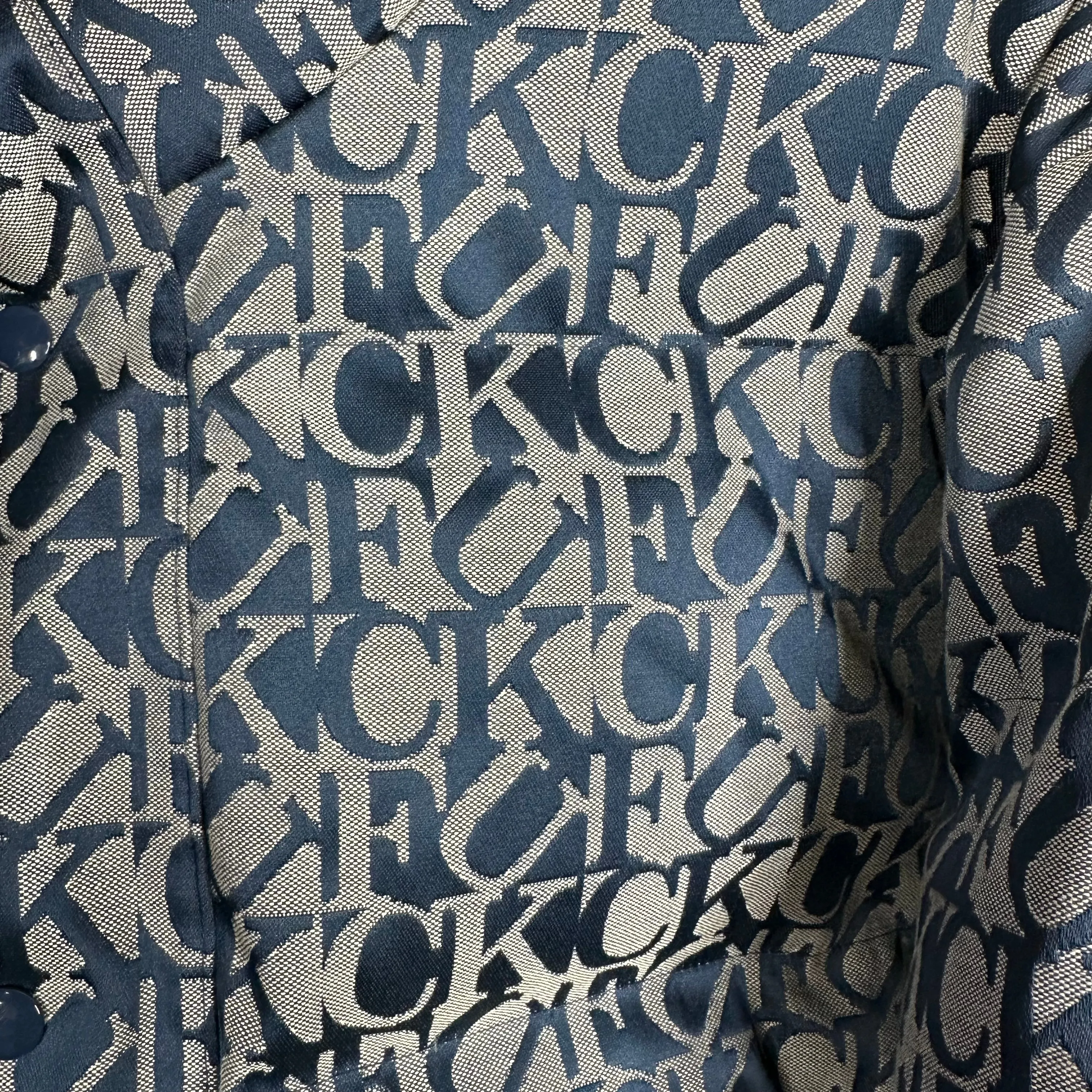 Supreme Fuck Jacquard Puffer Jacket